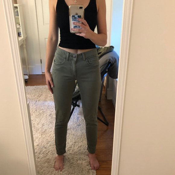 American Eagle Outfitters Denim - American Eagle Olive Green Stretch Jeans